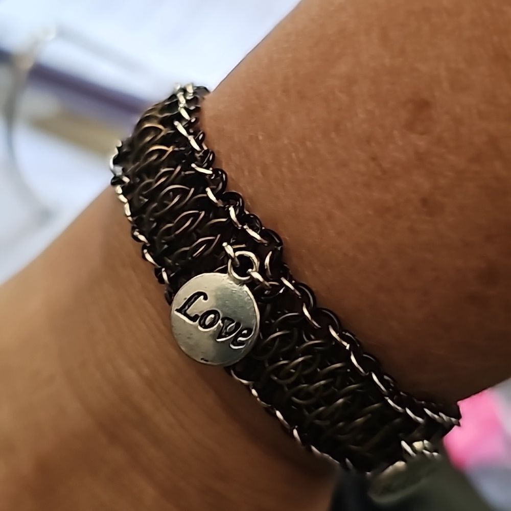Viperscale Weave Chainmail Bracelet #NJ3